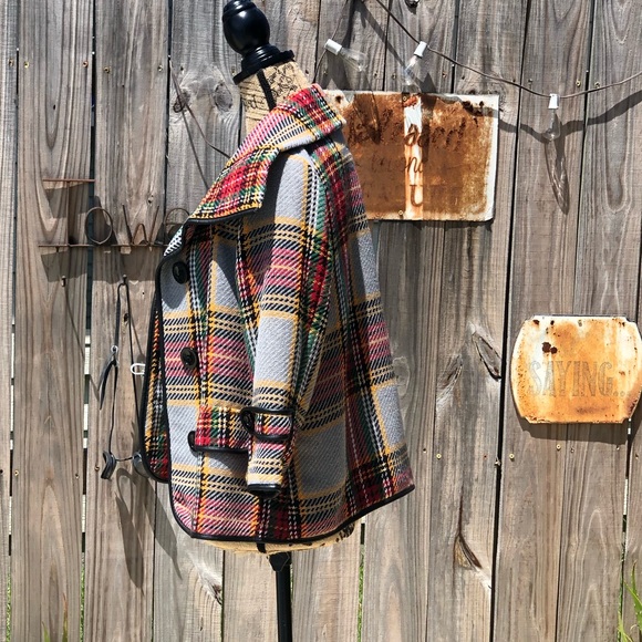NWT FOR CYNTHIA PLAID JACKET SIZE PS - Picture 5 of 10